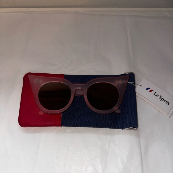 Le Specs Pink Cateye Glasses